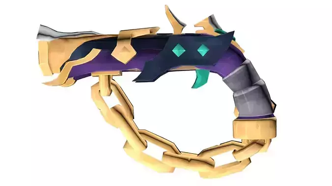 Sea of Thieves - Legendary Flintlock Pistol 3D Model