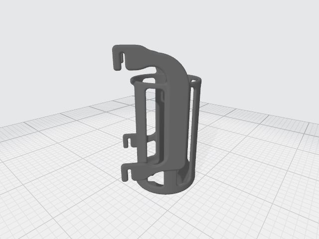 Pet Water Bottle Holder 3D print model_9