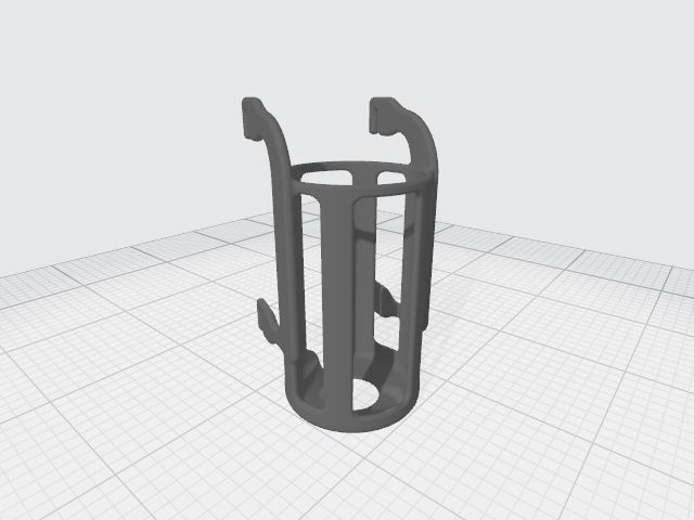 Pet Water Bottle Holder 3D print model_11