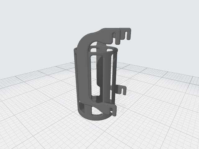 Pet Water Bottle Holder 3D print model_4