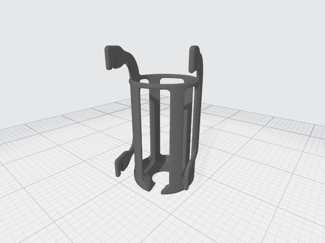 Pet Water Bottle Holder 3D print model_6