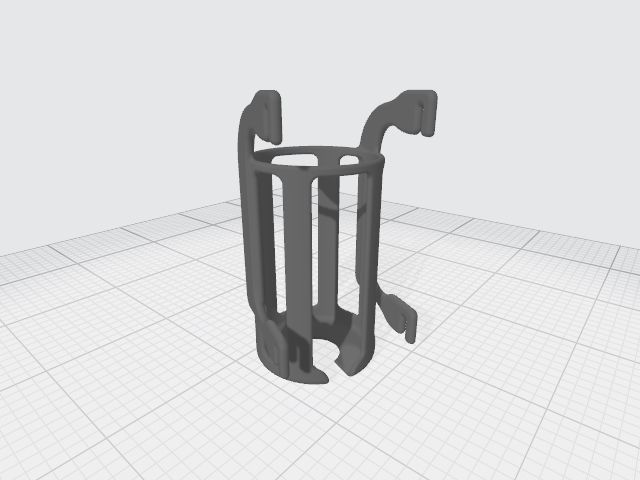 Pet Water Bottle Holder 3D print model_5