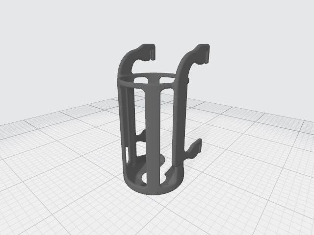 Pet Water Bottle Holder 3D print model_2