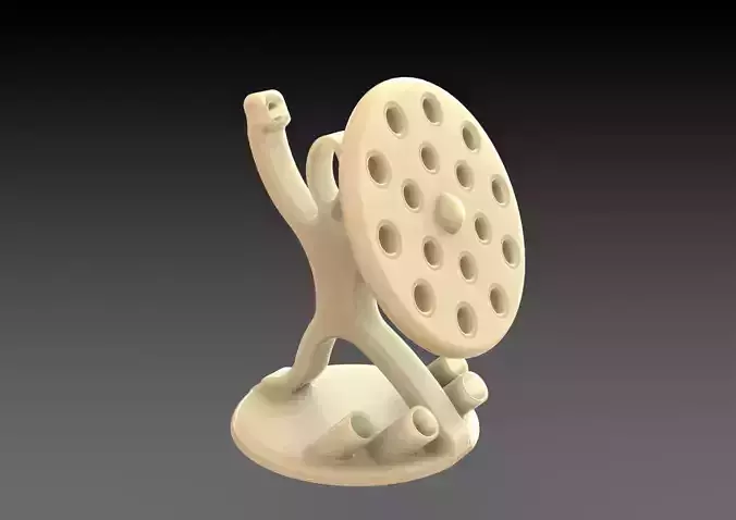 PENCIL AND PEN HOLDER SPEARMAN 3D print model
