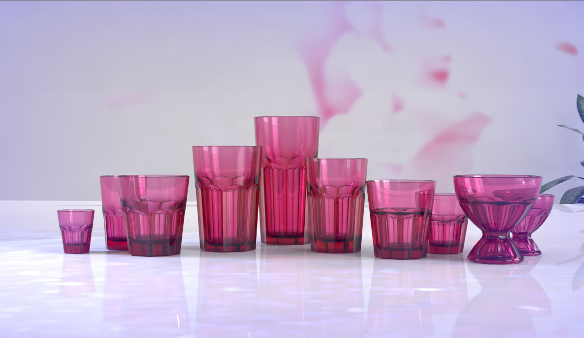 glassware set glass tumblers 3D model_13