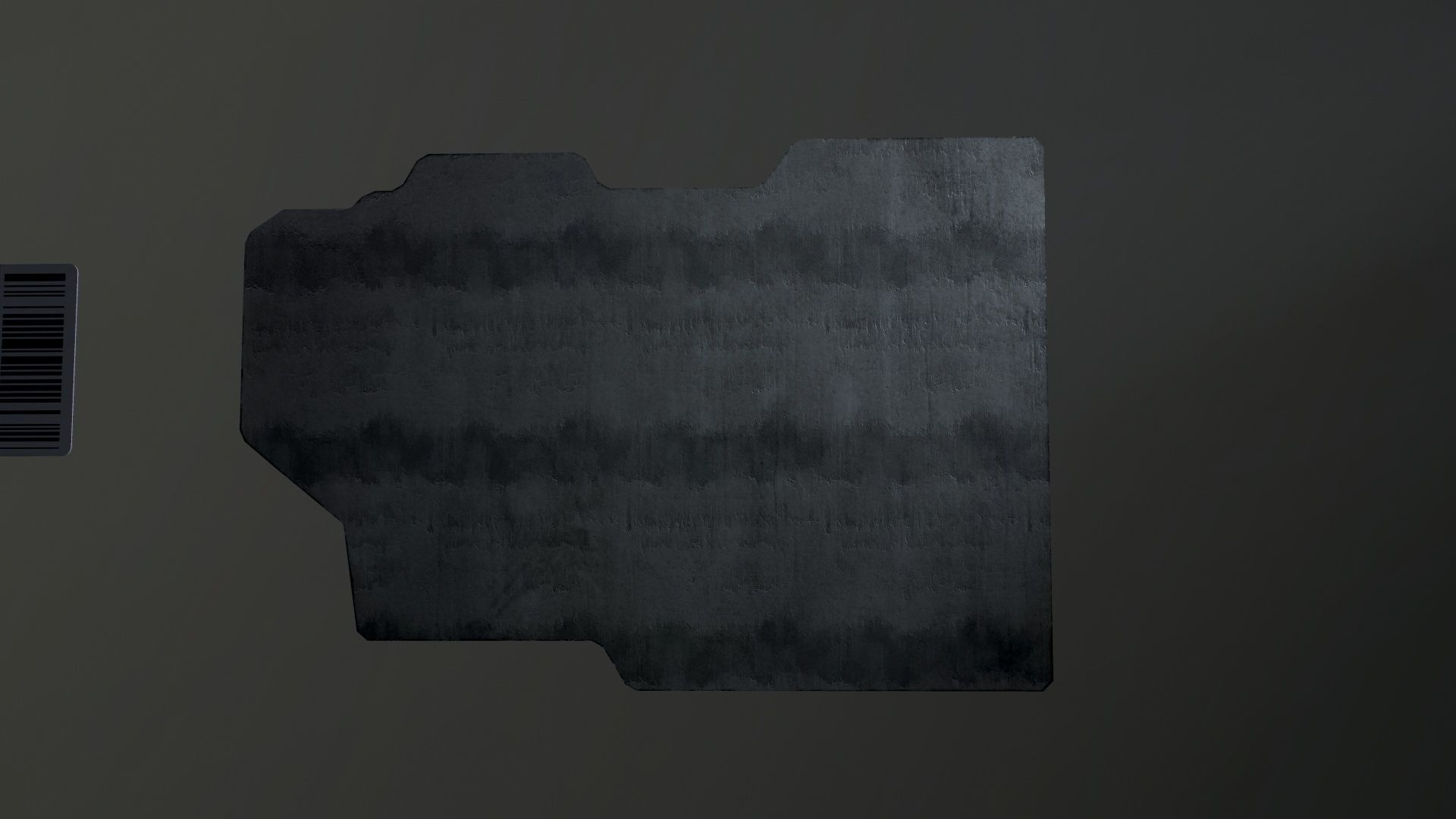 Sci-Fi Door electric lock keypad or Card reader Low-poly 3D model_40