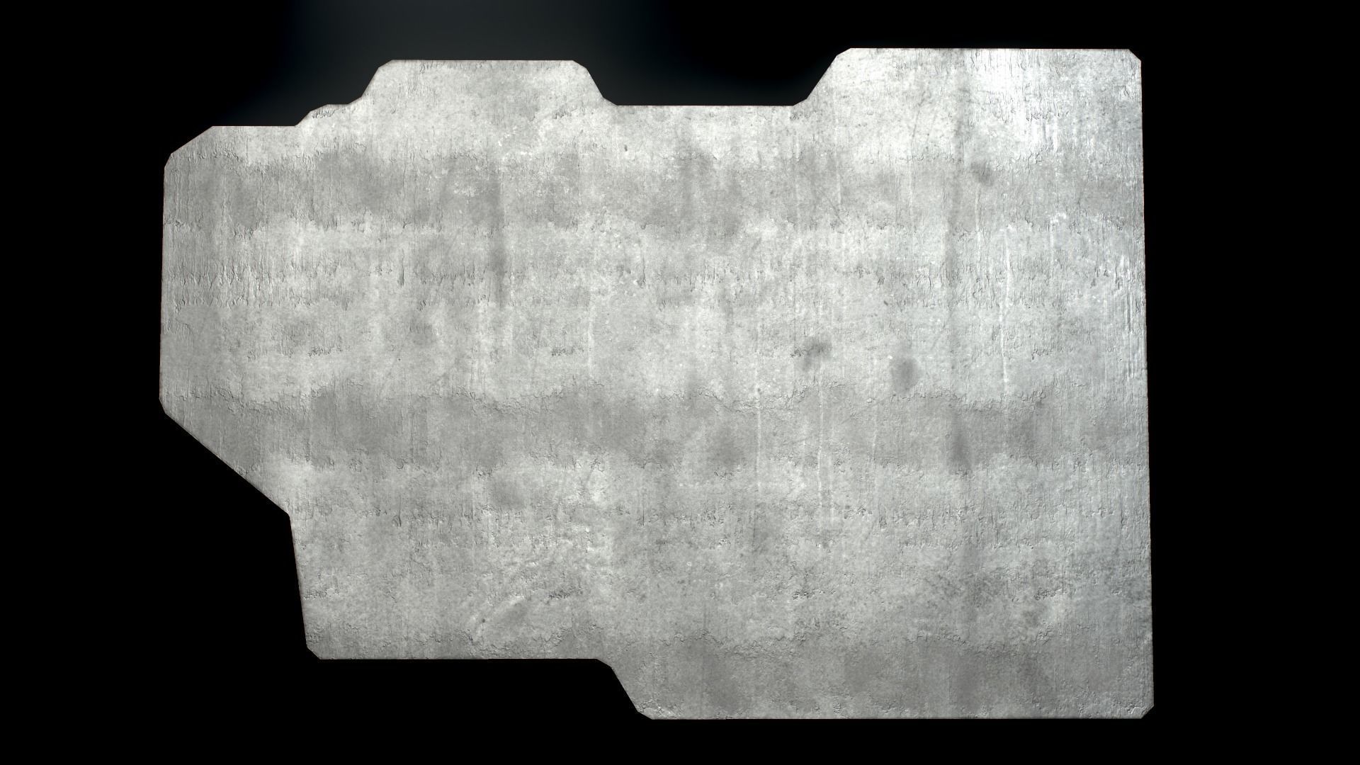 Sci-Fi Door electric lock keypad or Card reader Low-poly 3D model_18