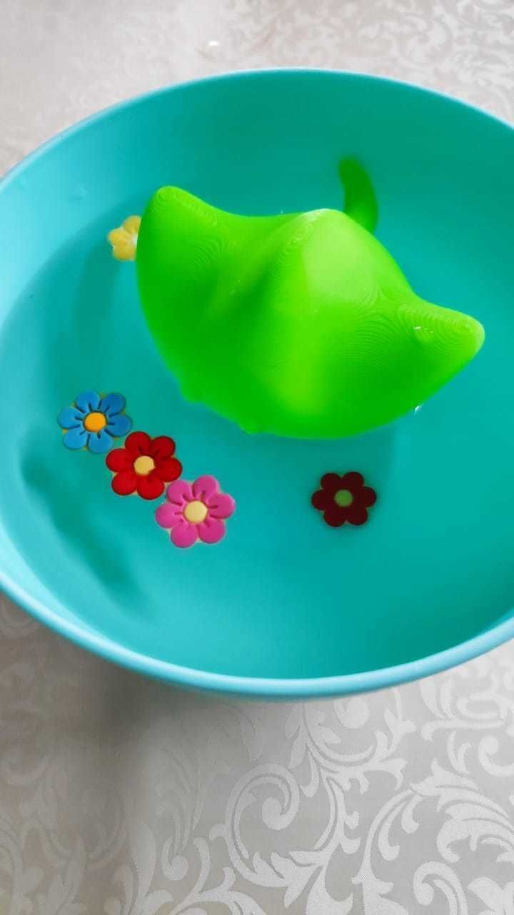 Stingray squishy toy - lime 3D print model_8