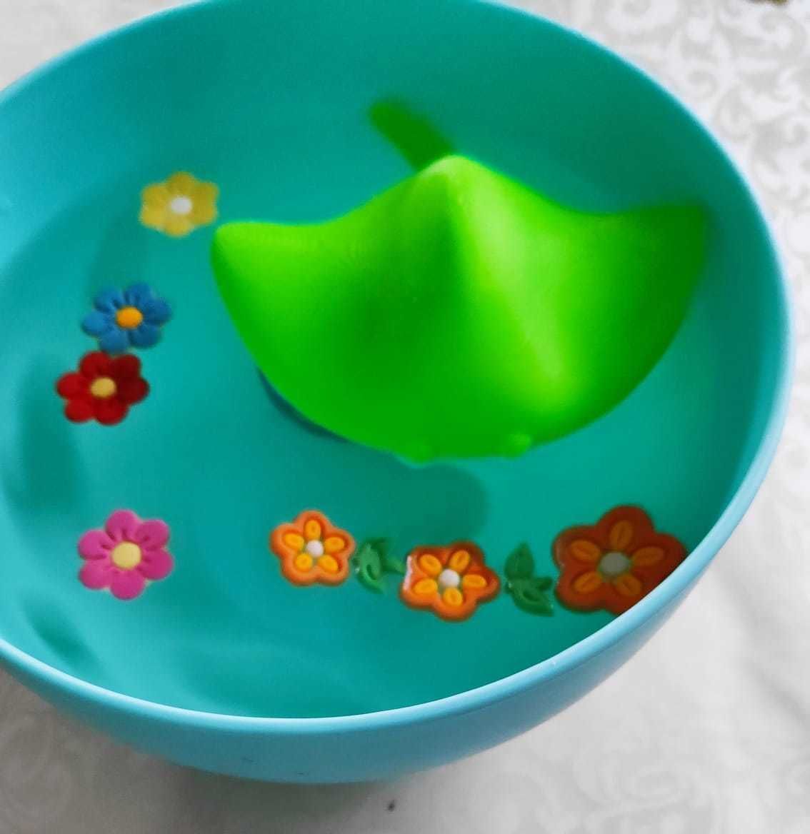 Stingray squishy toy - lime 3D print model_9