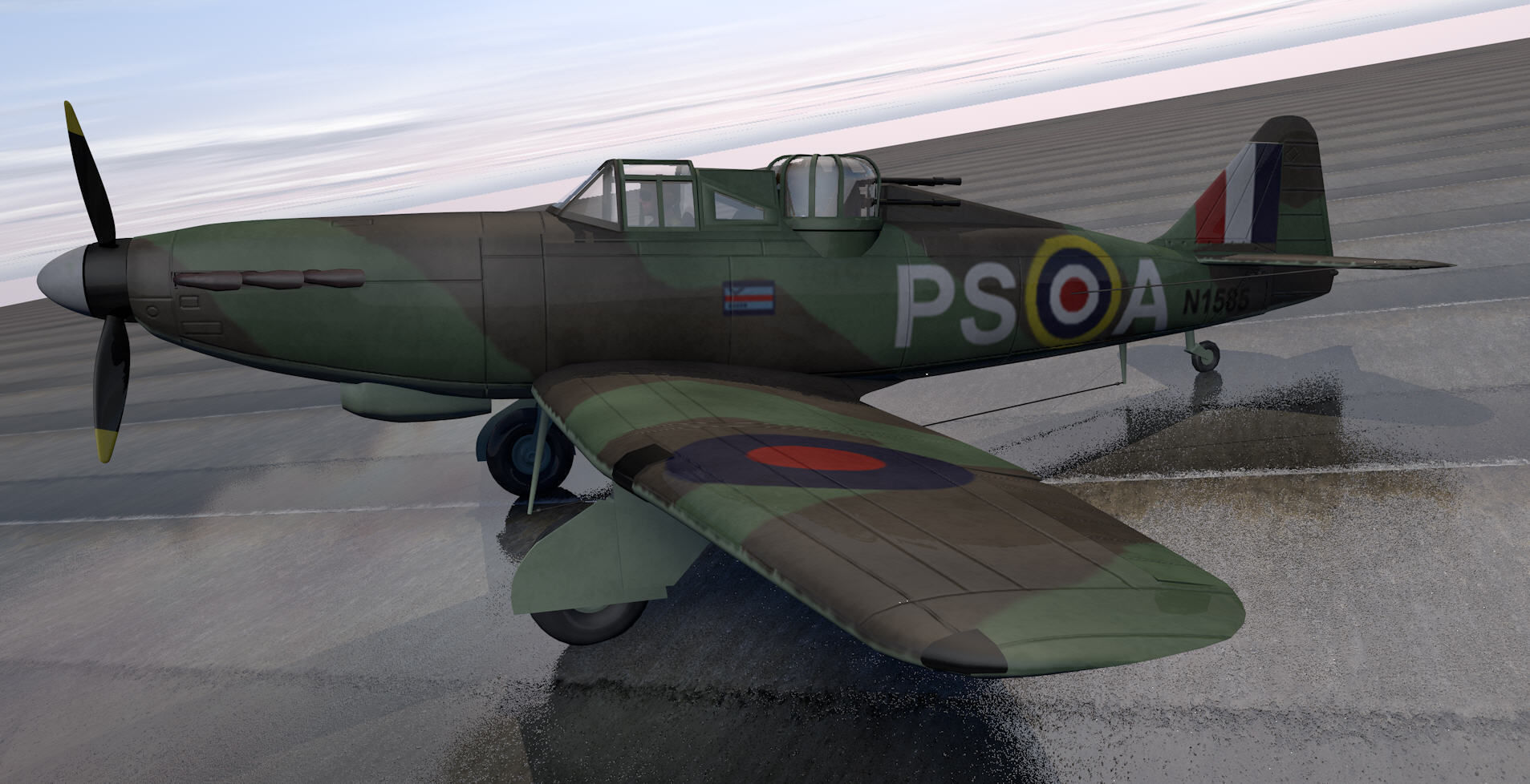 Boulton Paul Defiant Mk-2 3D model_8