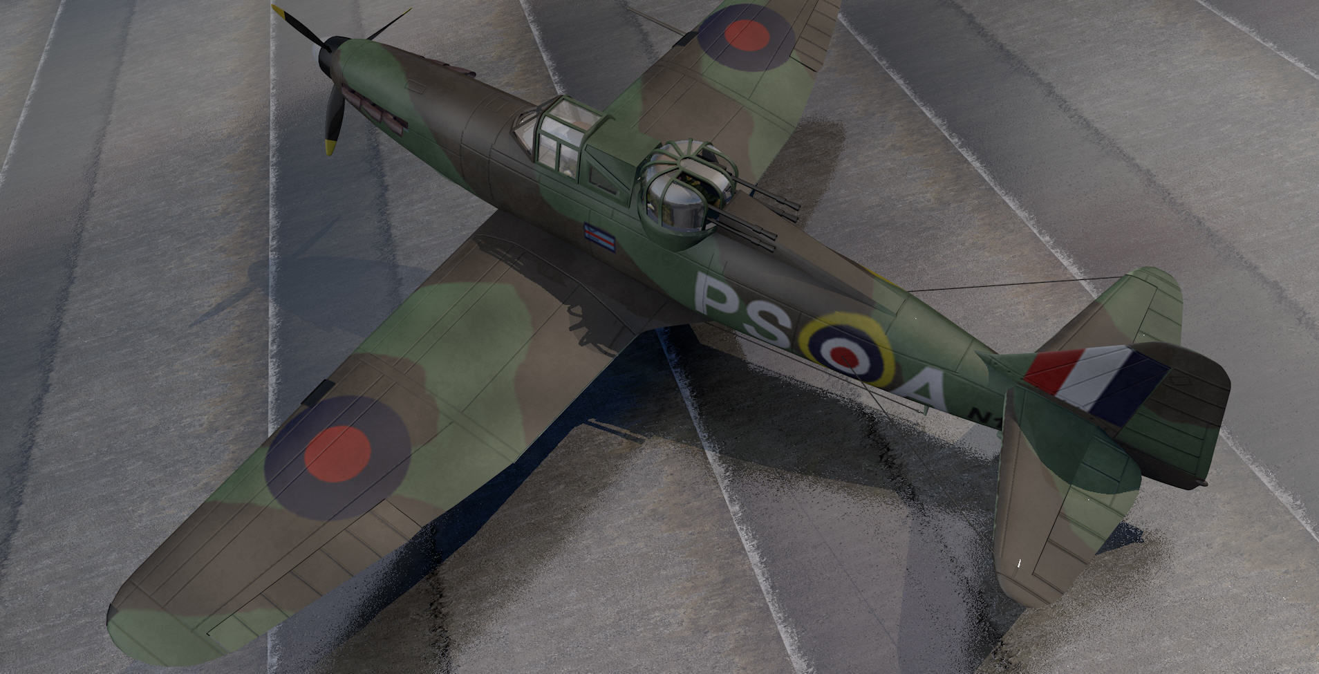 Boulton Paul Defiant Mk-2 3D model_4