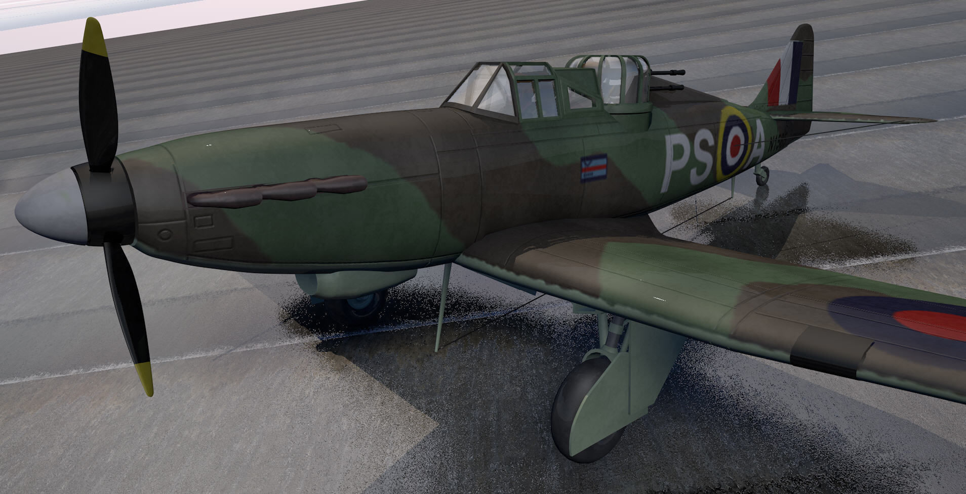 Boulton Paul Defiant Mk-2 3D model_11
