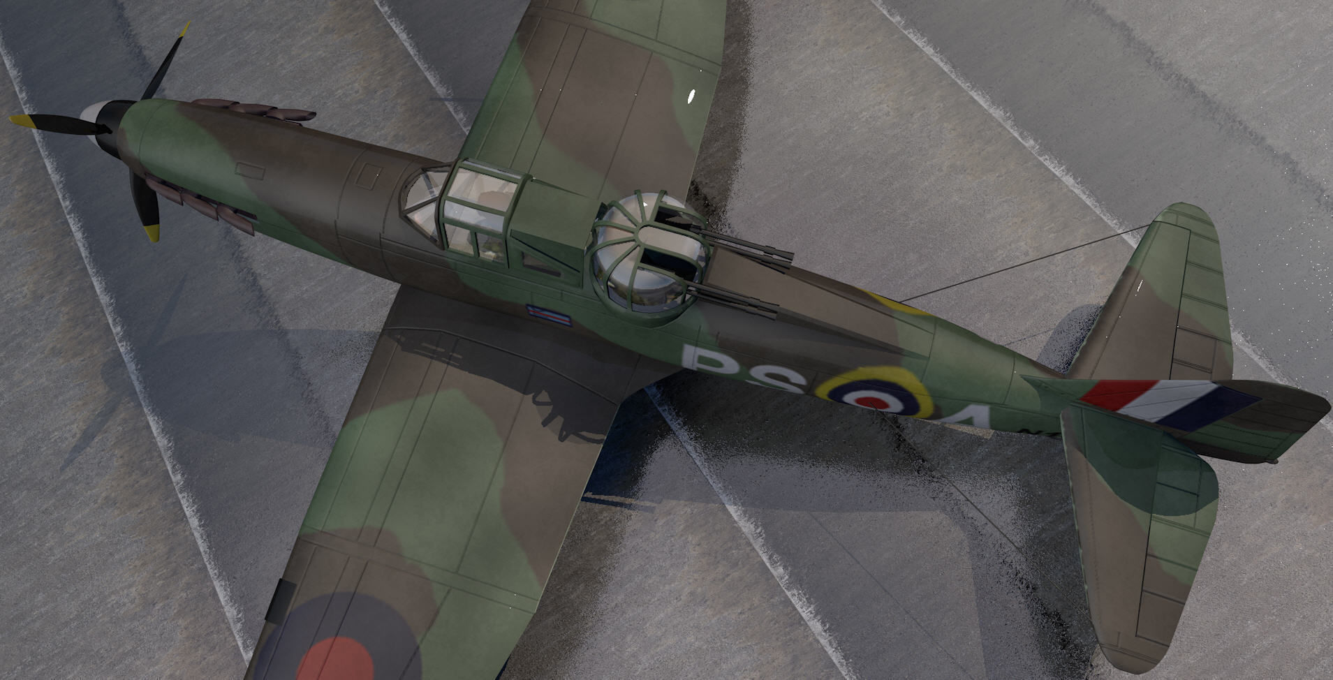 Boulton Paul Defiant Mk-2 3D model_10