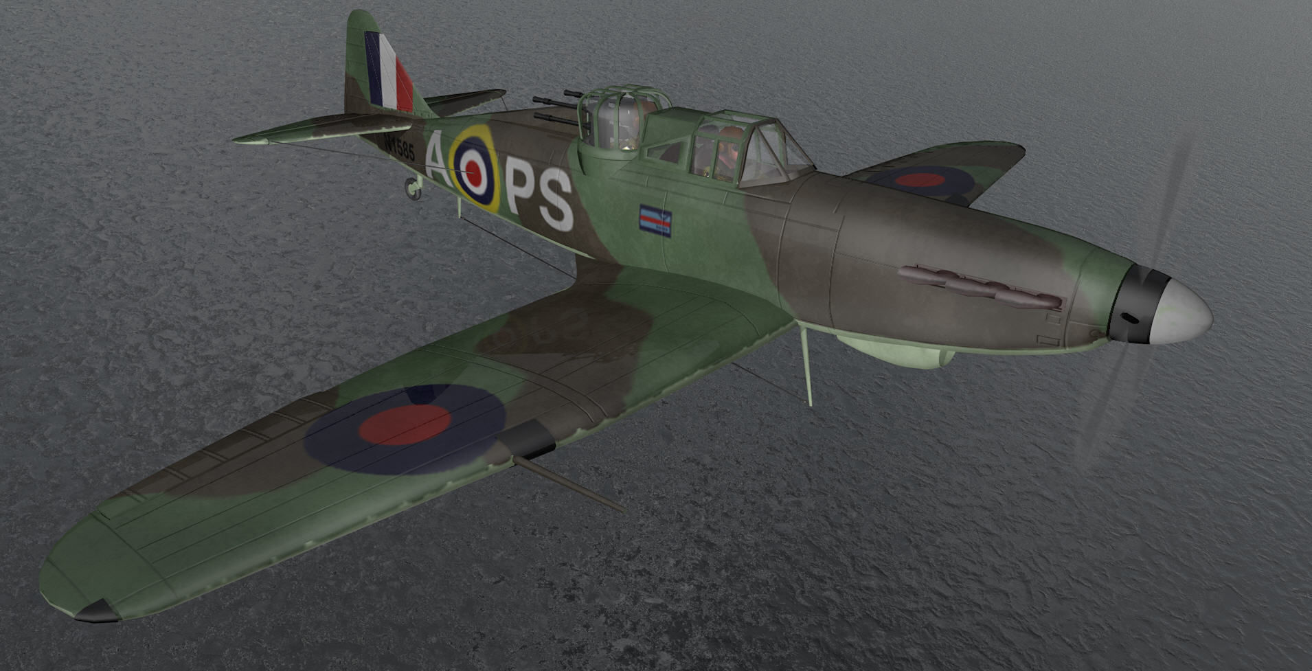 Boulton Paul Defiant Mk-2 3D model_7