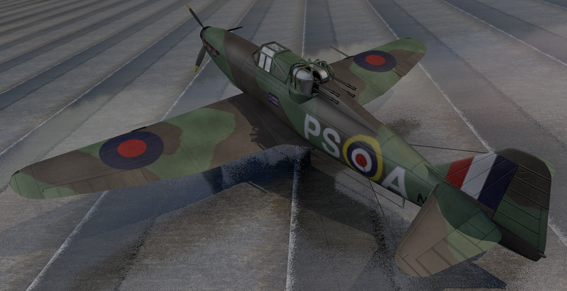 Boulton Paul Defiant Mk-2 3D model_9