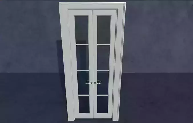 High interior door 3D model