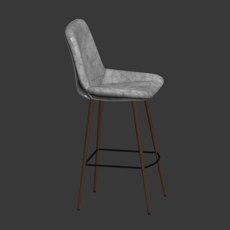 Loft Design Bar Stool Model 4034 3D model_2
