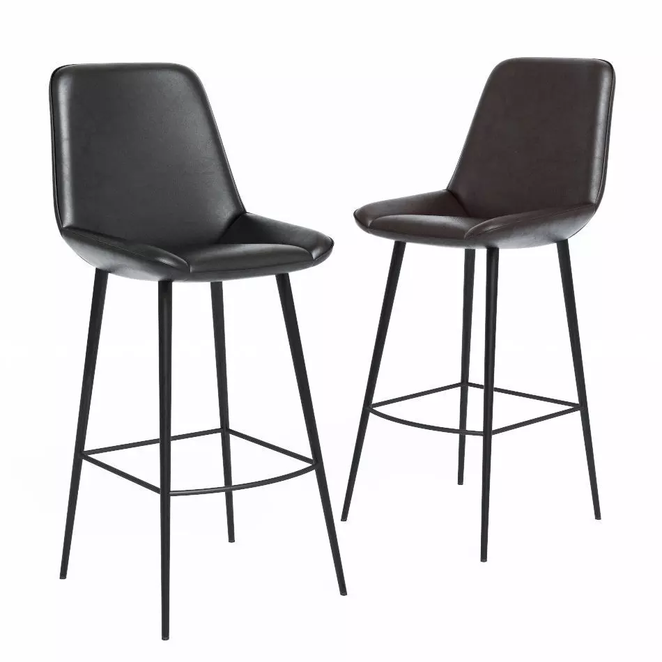 Loft Design Bar Stool Model 4034 3D model_0