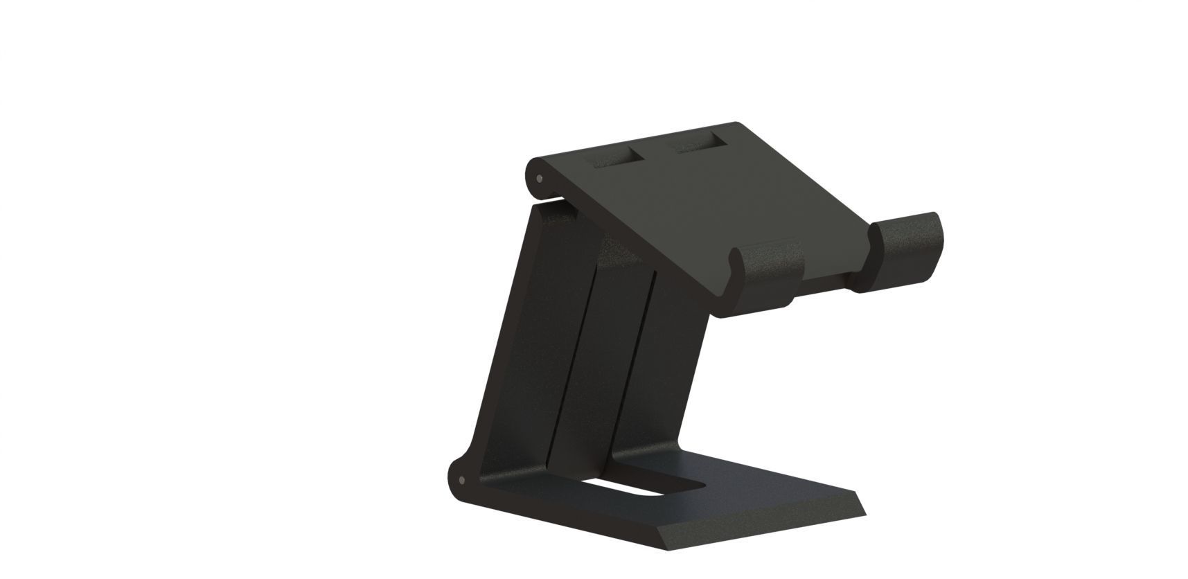adjustable smart 3d pritable portable mobile phone stand 3D print model_1
