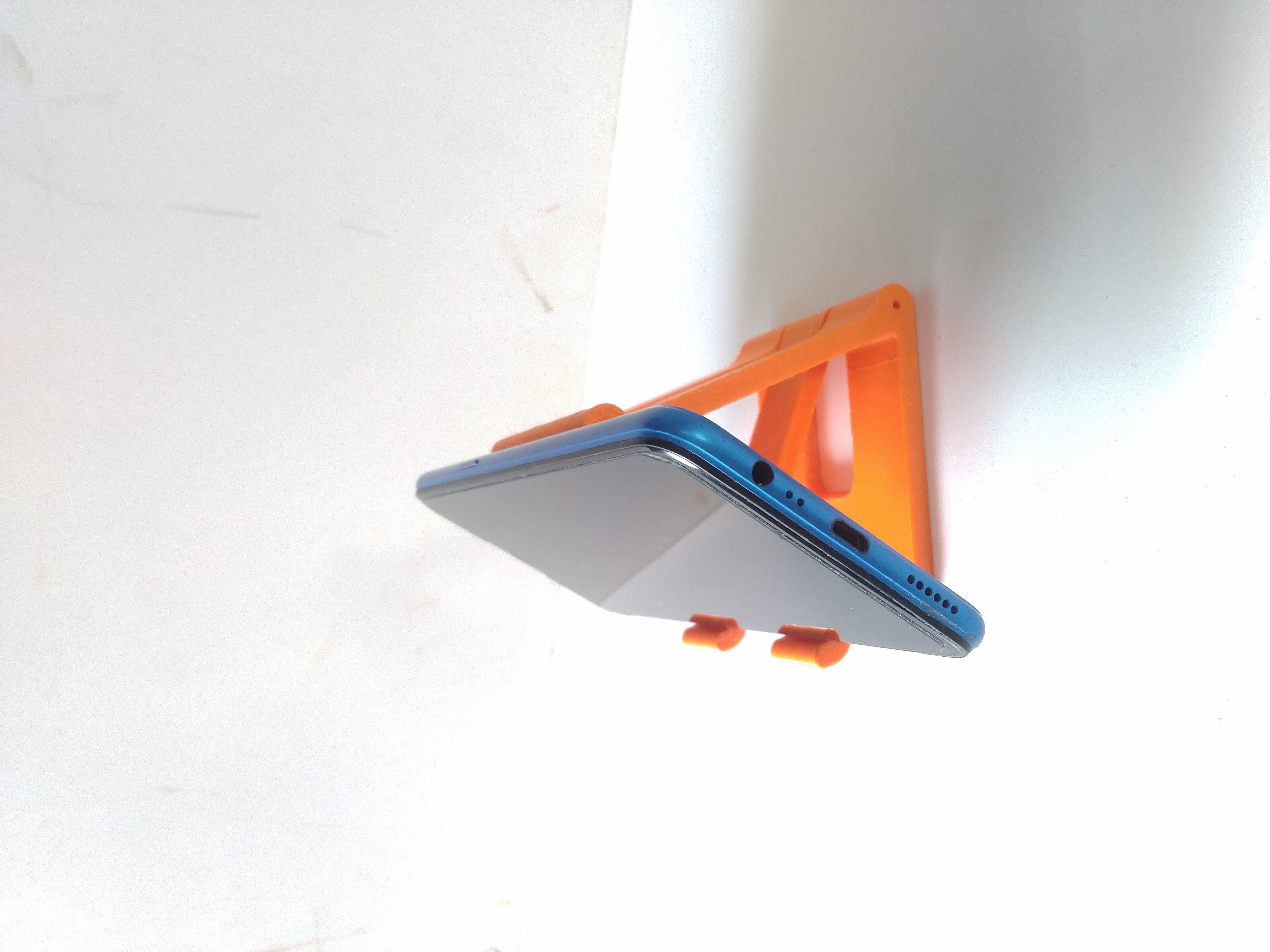 adjustable smart 3d pritable portable mobile phone stand 3D print model_8