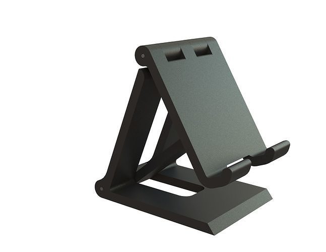 adjustable smart 3d pritable portable mobile phone stand 3D print model