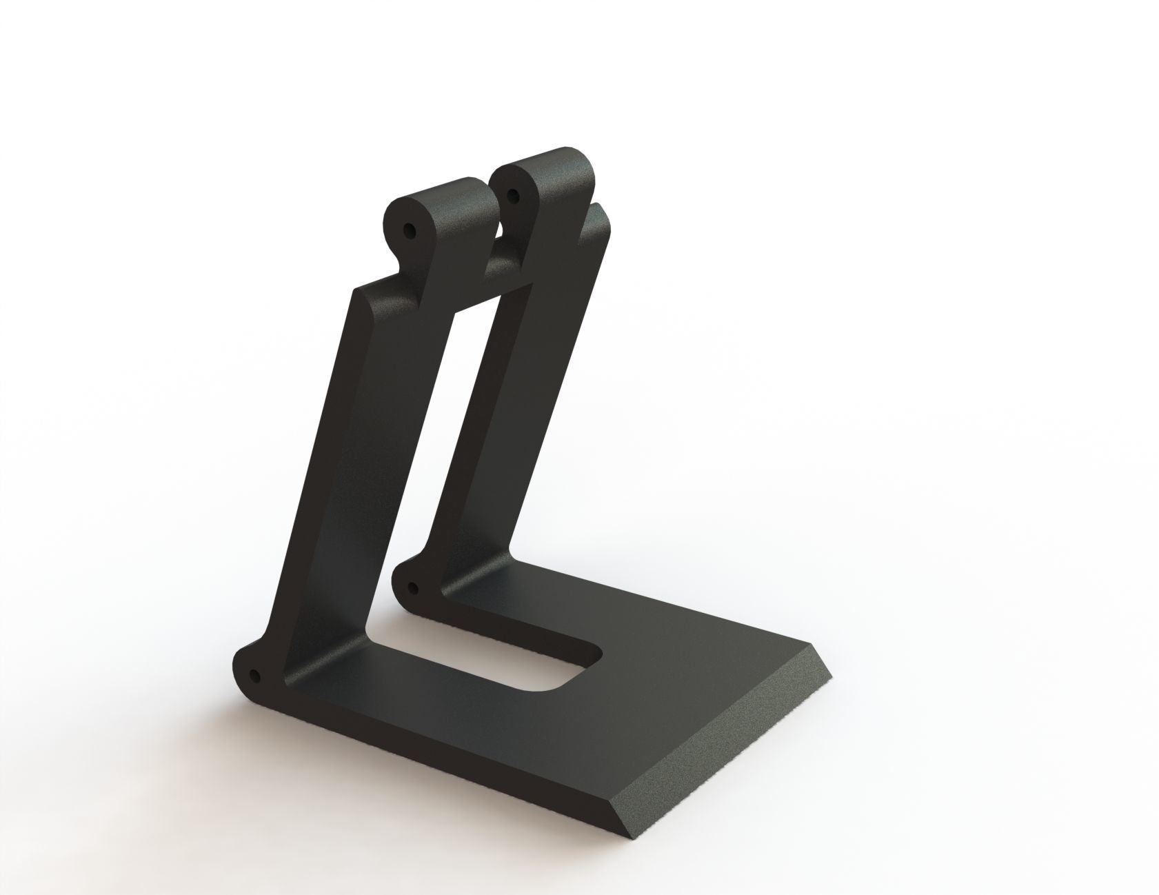 adjustable smart 3d pritable portable mobile phone stand 3D print model_2