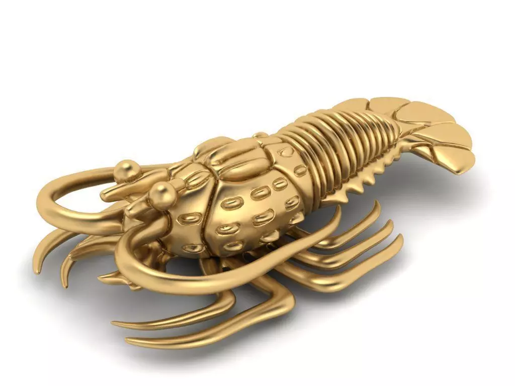 3D Printable Lobster 3D print model 3D print model 3D print model