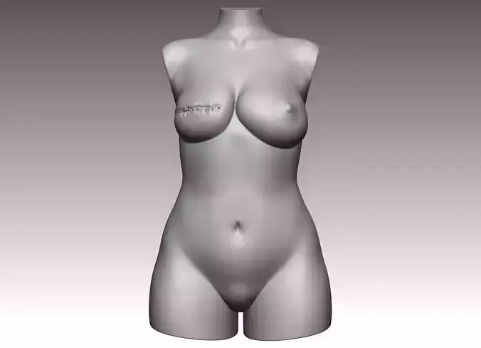 Pink ribbon Movement 3D print model 3D print model