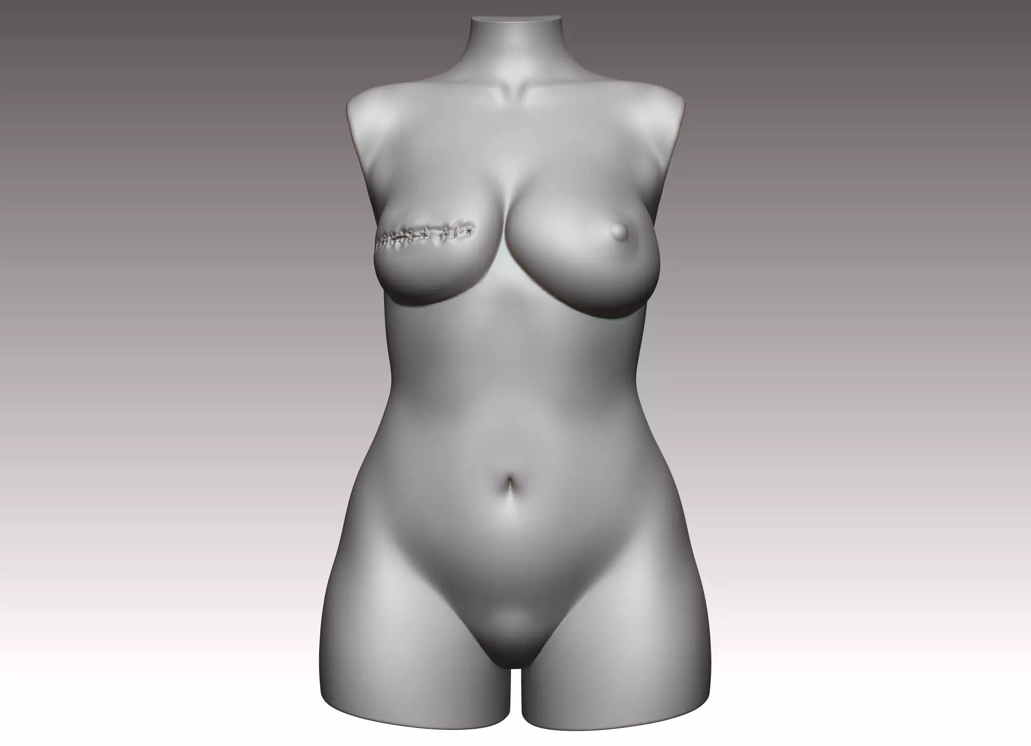 Pink ribbon Movement 3D print model 3D print model_0