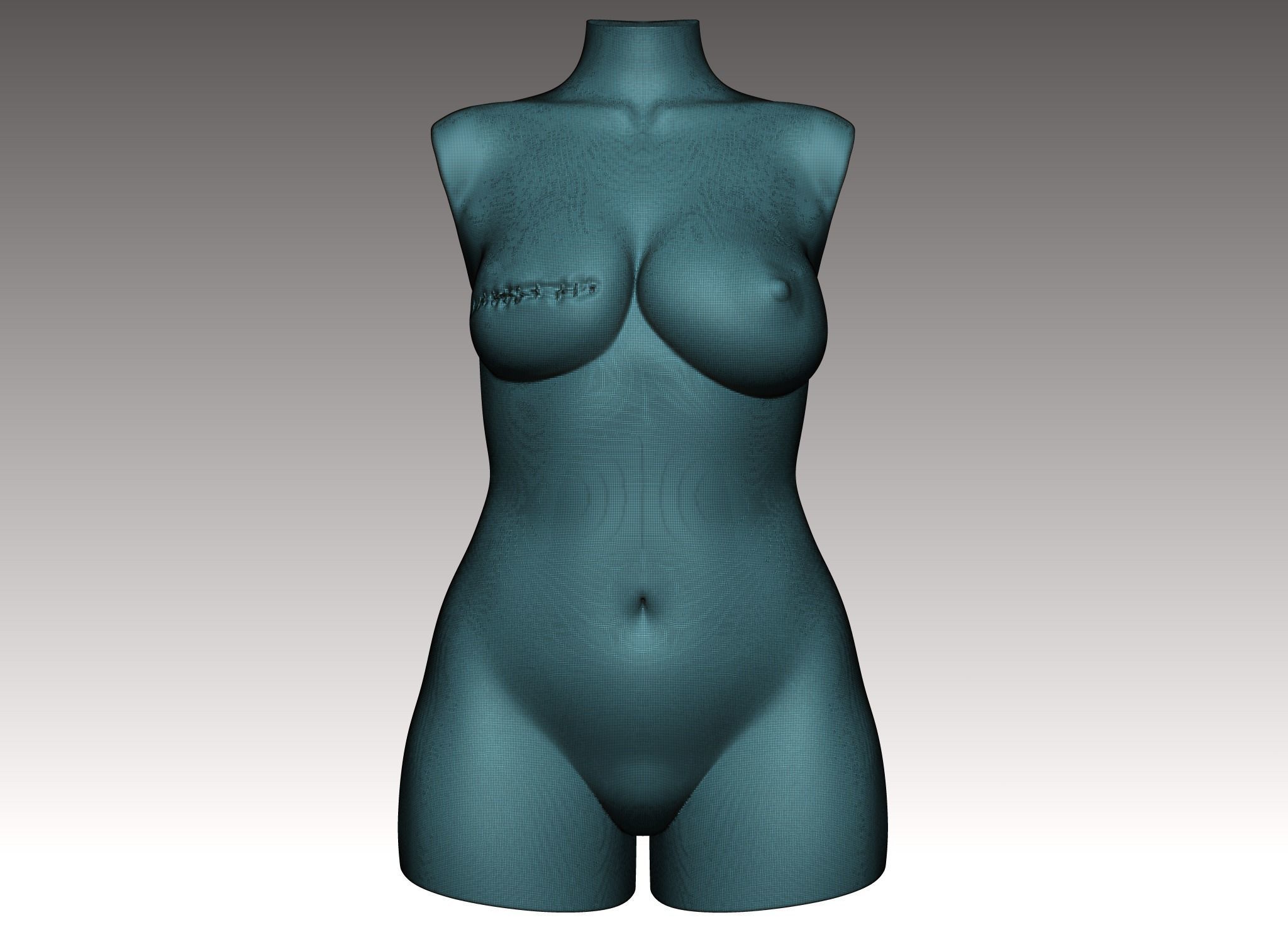 Pink ribbon Movement 3D print model 3D print model_6