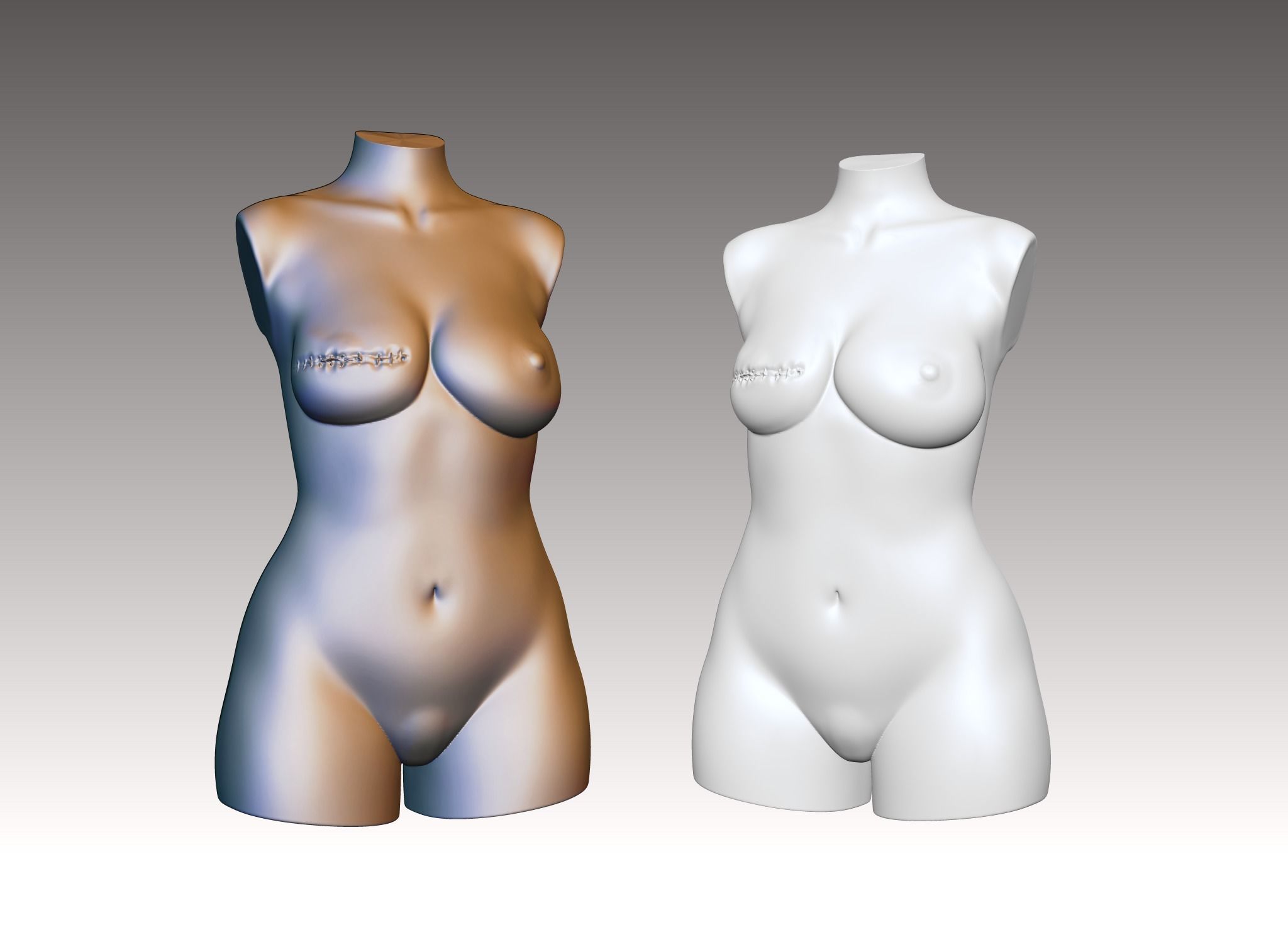 Pink ribbon Movement 3D print model 3D print model_7