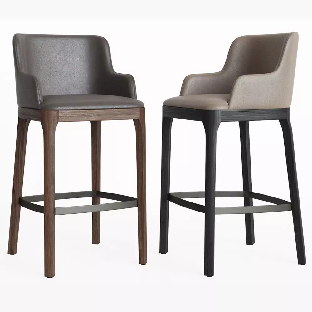 Magda Seating Barstool CattelanItalia 3D model_0