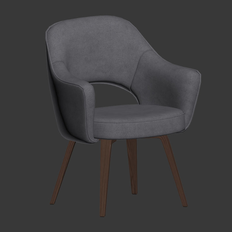 Saarinen Executive Arm Chair Knoll 3D model_3
