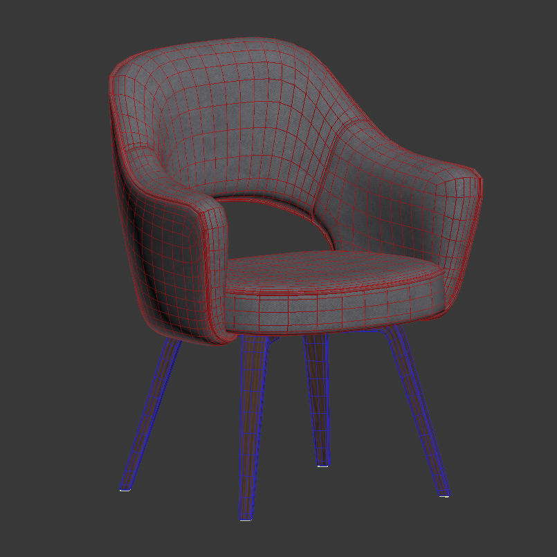 Saarinen Executive Arm Chair Knoll 3D model_4