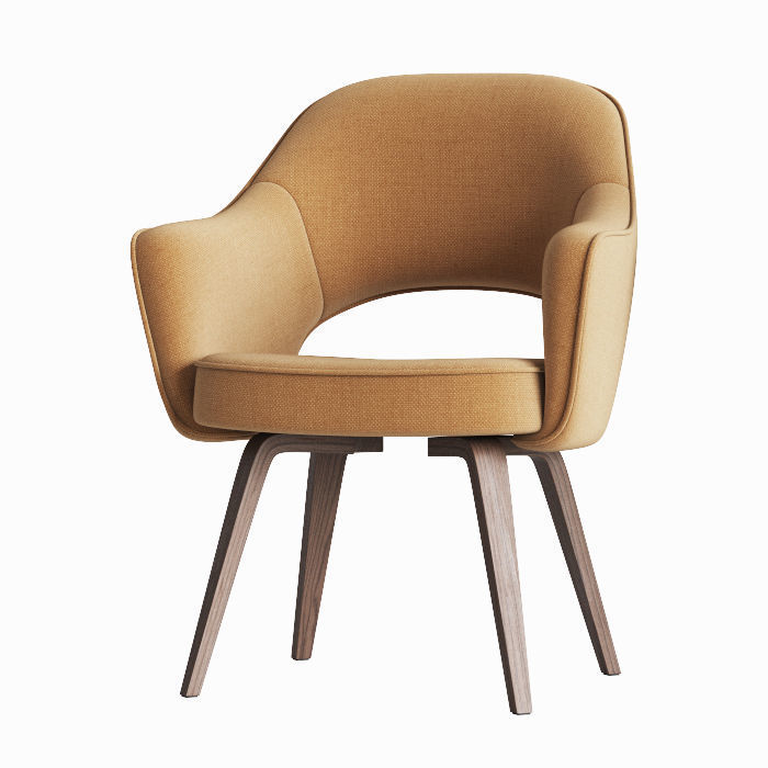 Saarinen Executive Arm Chair Knoll 3D model_1