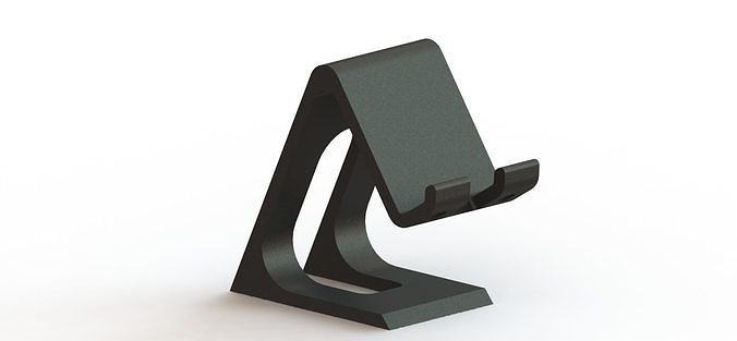  cell phone holder stand Elegant 3d printable 3D print model