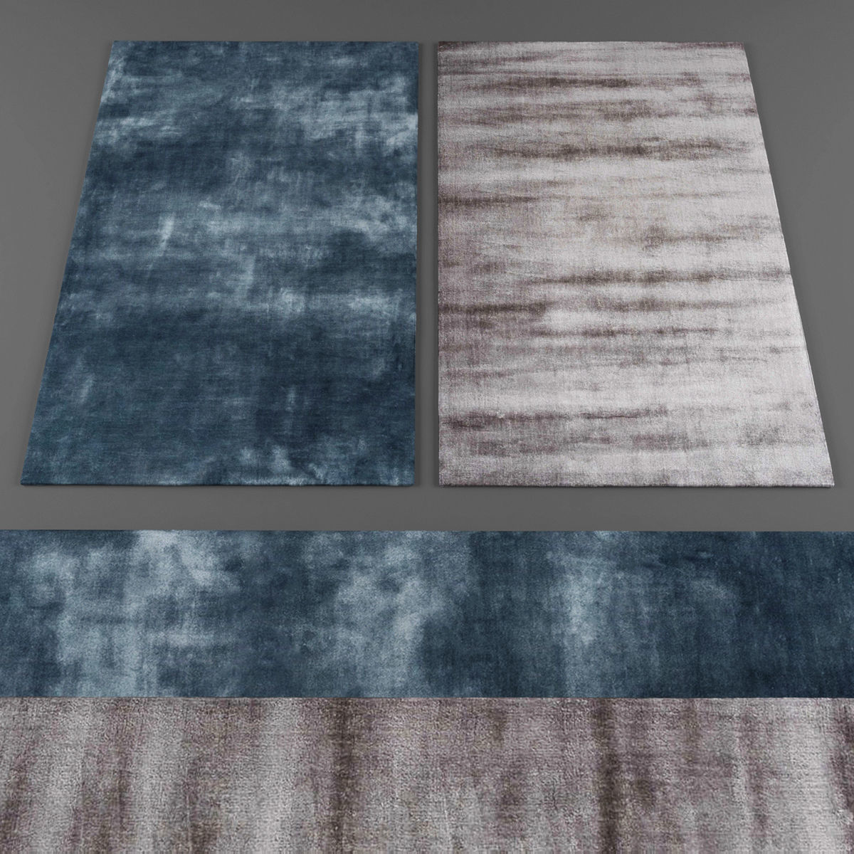 Rugs collection 225 Low-poly 3D model_2