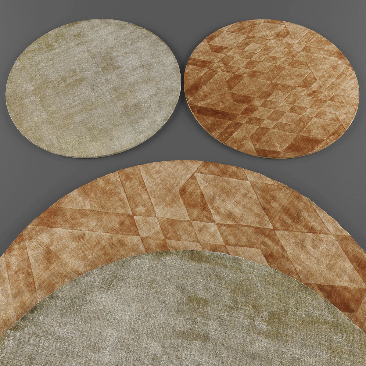 Rugs collection 228 Low-poly 3D model_1