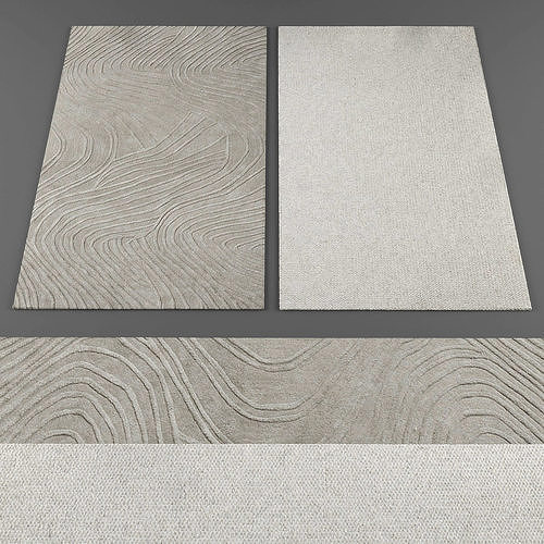 Rugs collection 229 Low-poly 3D model