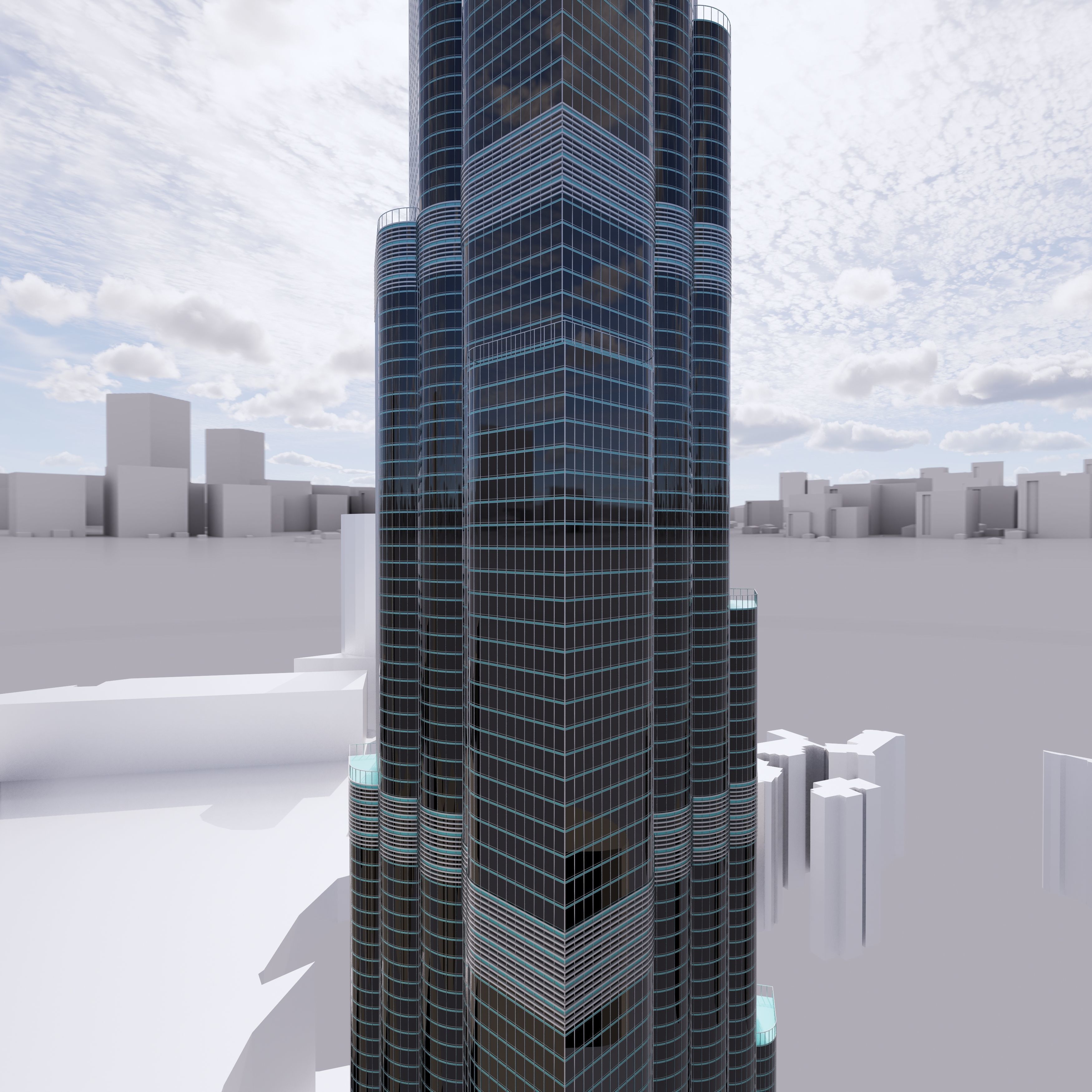 Burj Khalifa 3D model_6