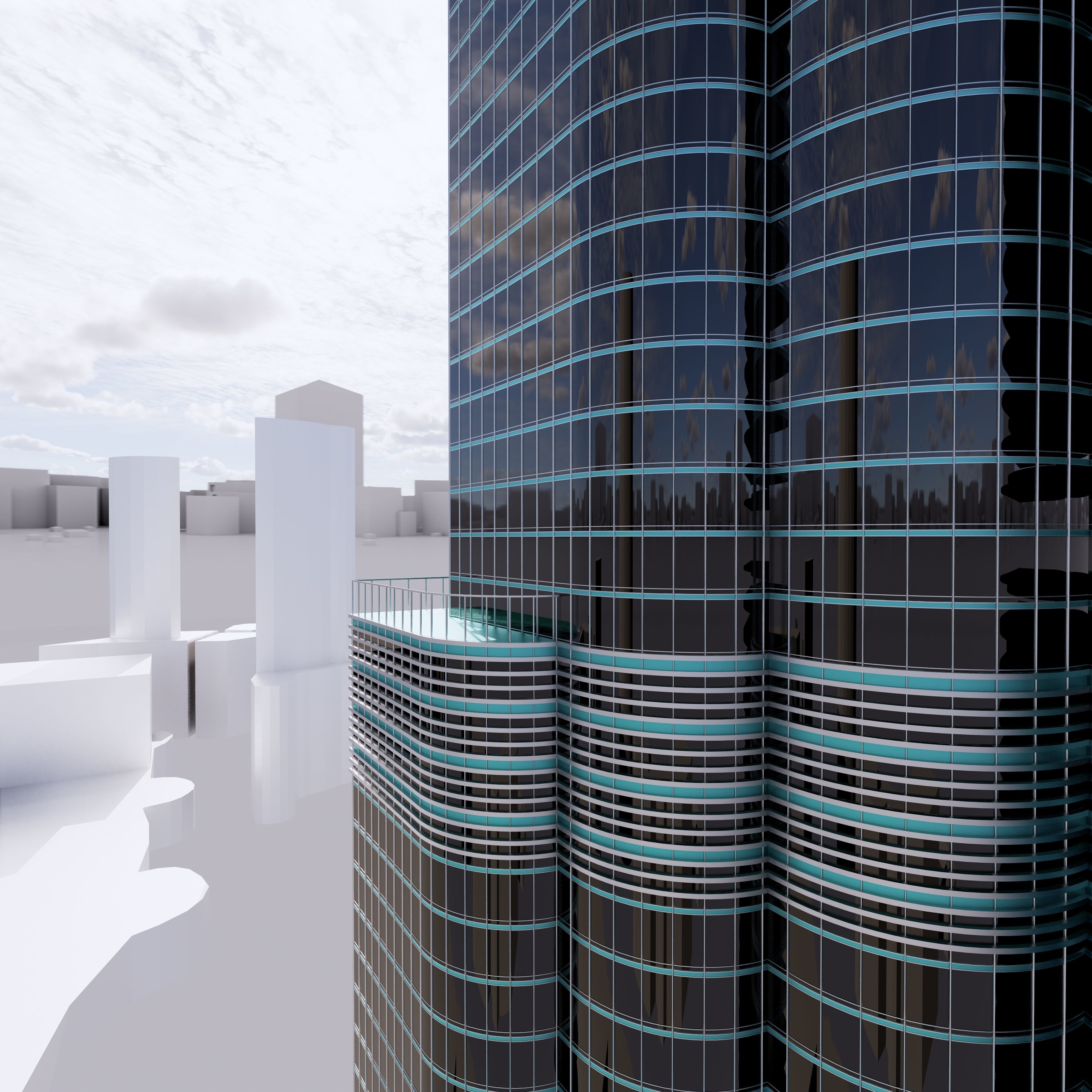 Burj Khalifa 3D model_7