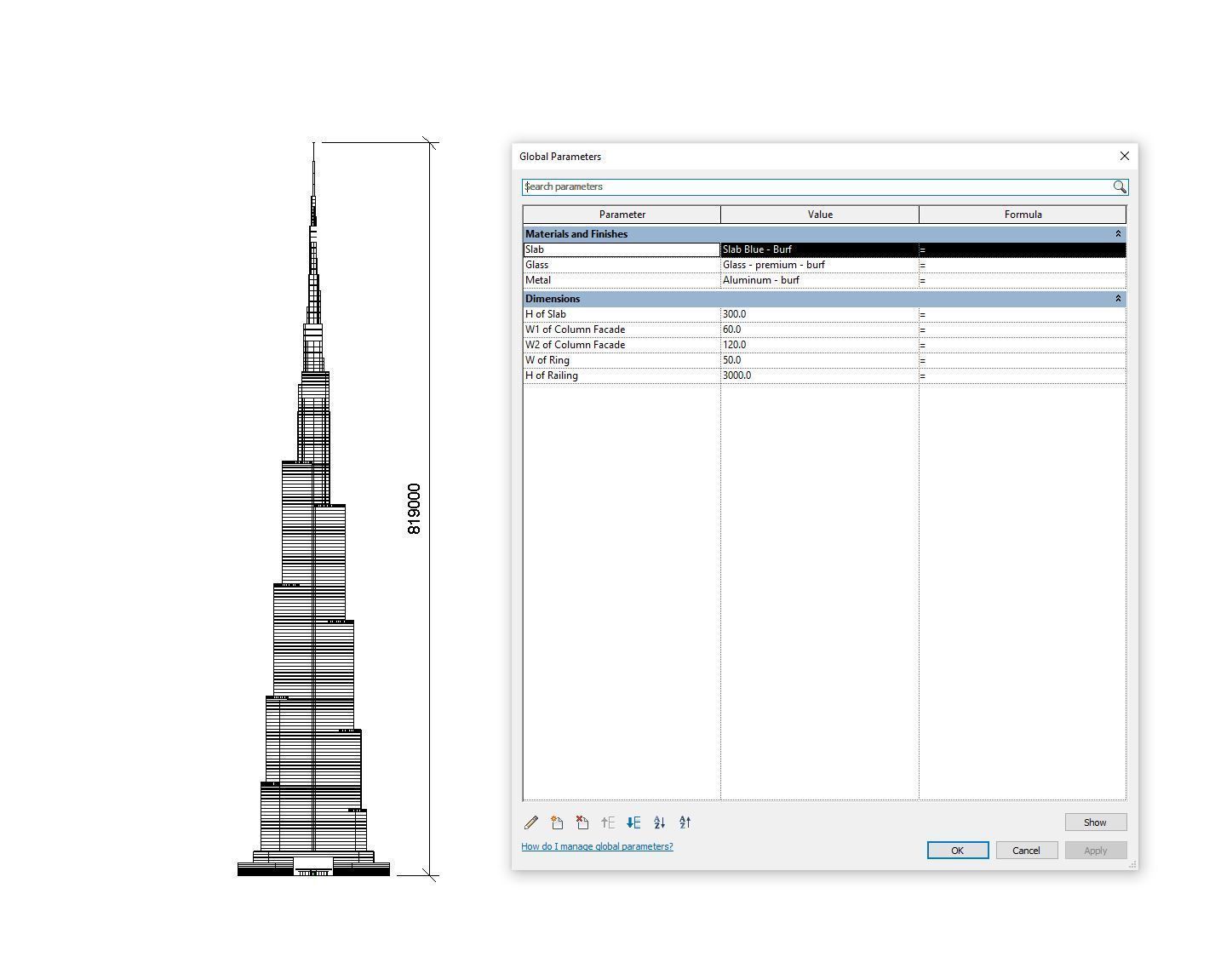 Burj Khalifa 3D model_12