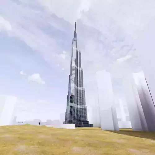 Burj Khalifa 3D model