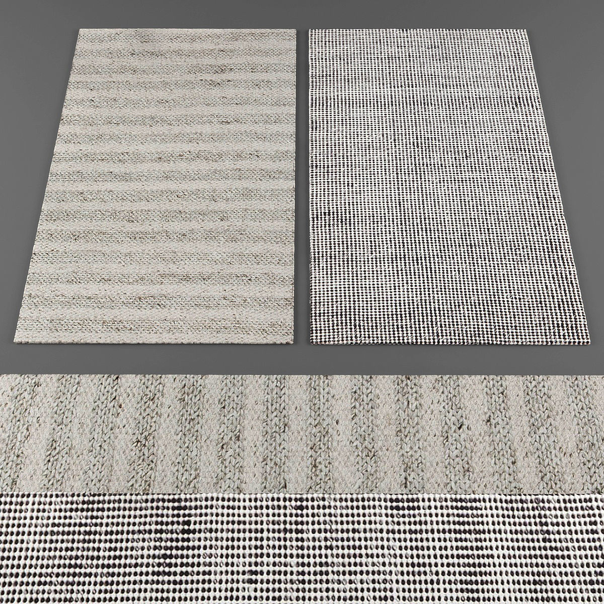 Rugs collection 230 Low-poly 3D model_2