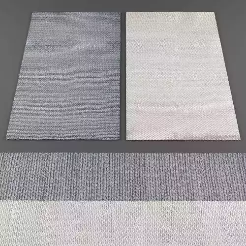 Rugs collection 230 Low-poly 3D model