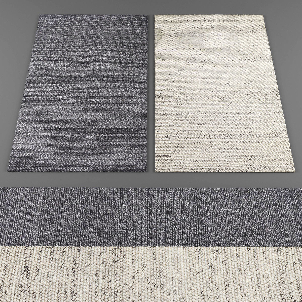 Rugs collection 230 Low-poly 3D model_1