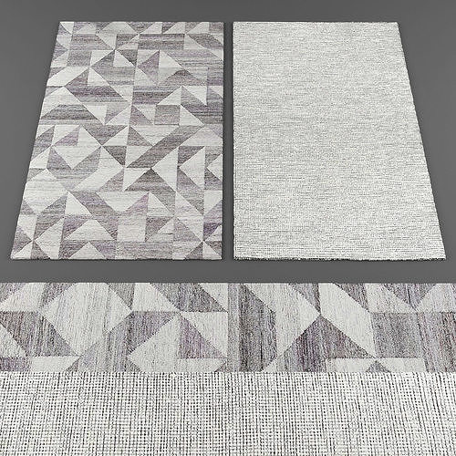 Rugs collection 231 Low-poly 3D model