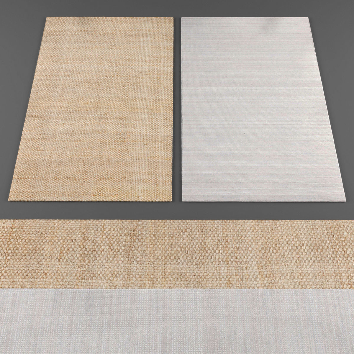 Rugs collection 234 Low-poly 3D model_1