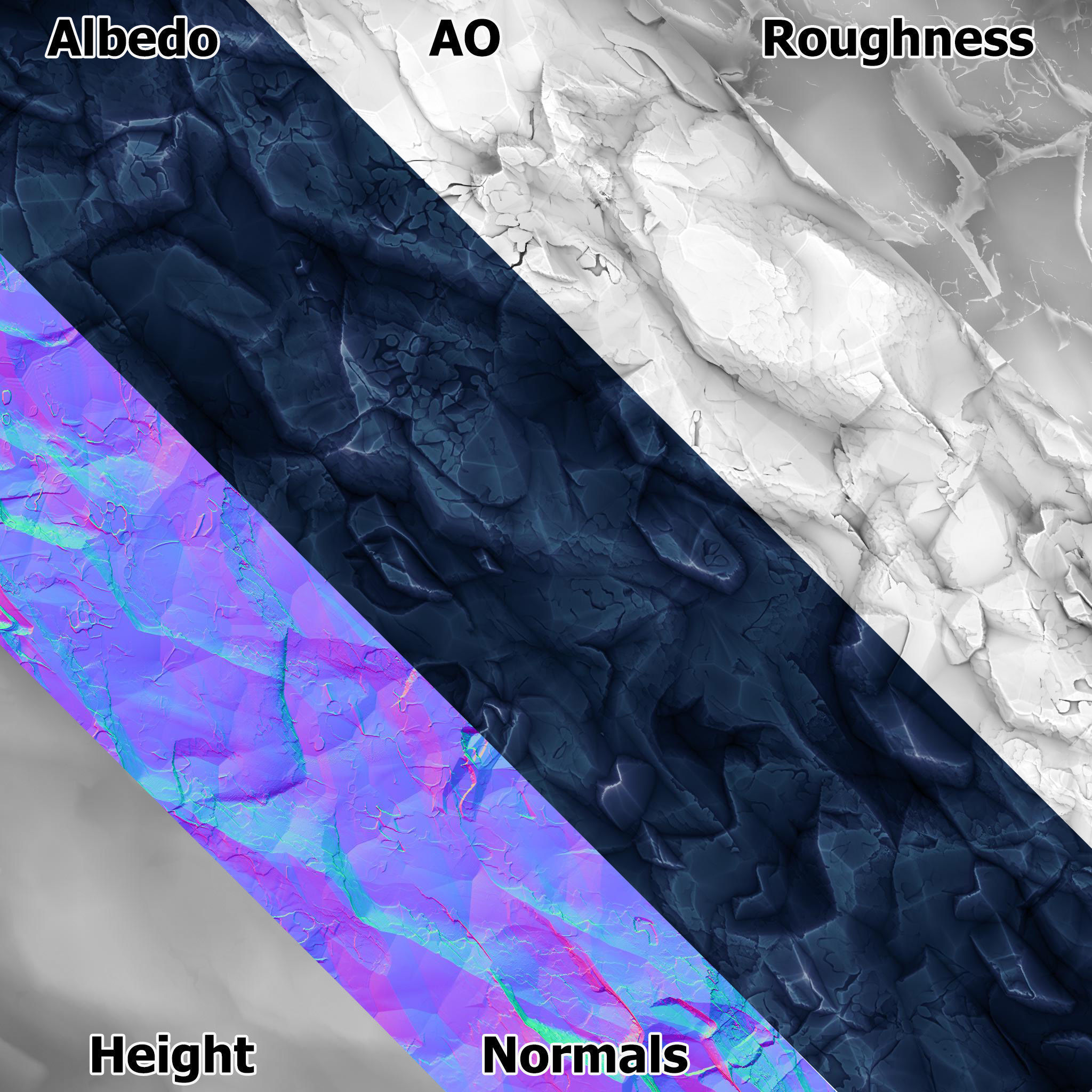 Stylized Crystals Texture_1