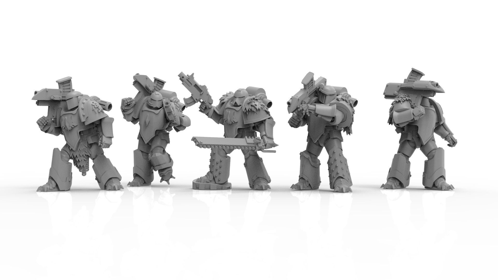 Knights of Roma - Direwolf Devestation Battery Rocket Launchers